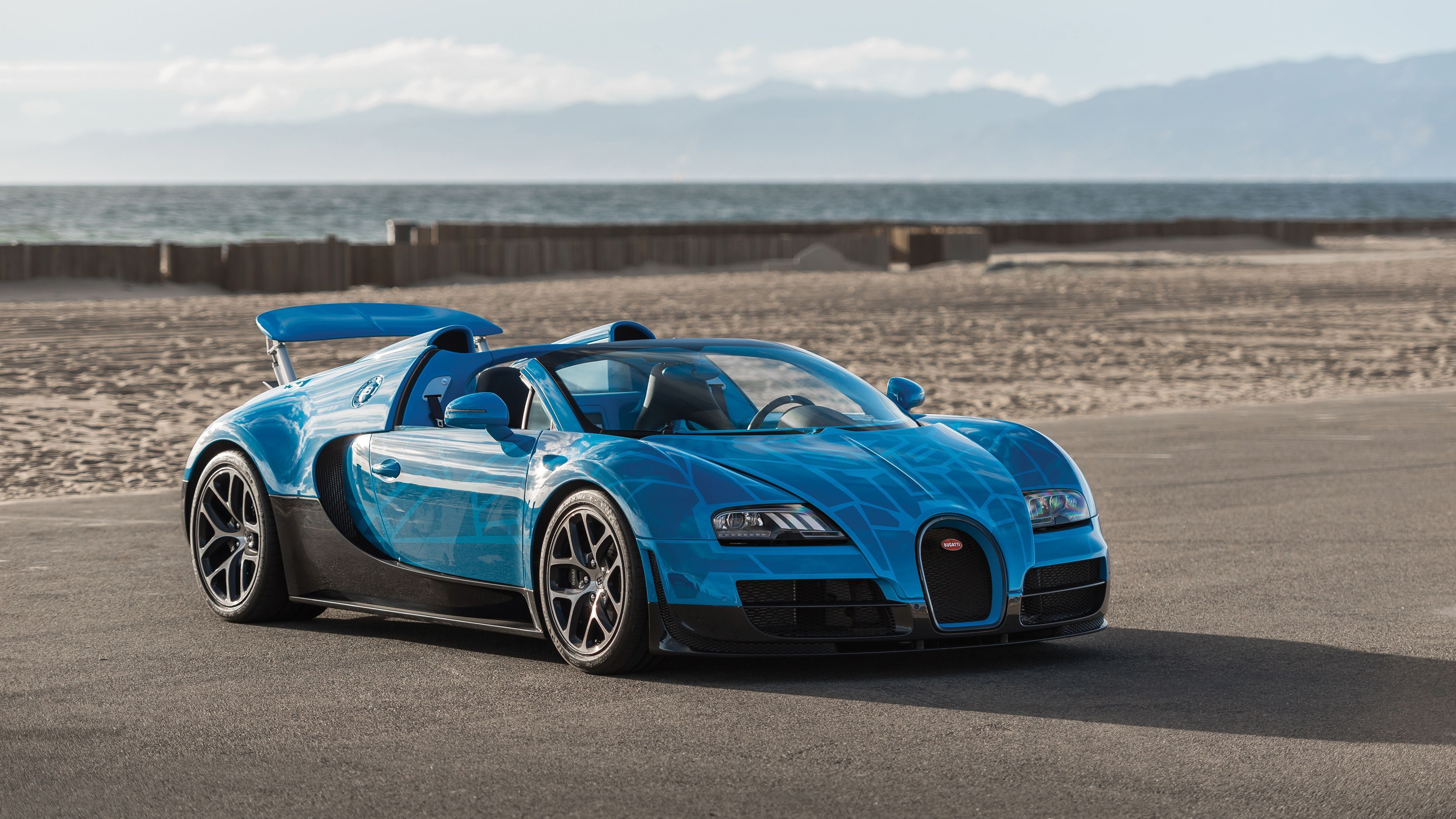 Blue Bugatti Veyron Super Sport Desktop Wallpaper - Bugatti Chiron Super Sports , HD Wallpaper & Backgrounds