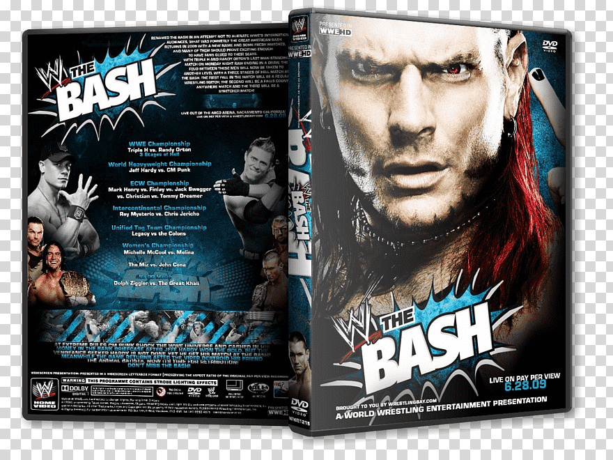Jeff Hardy Wwe The Bash Wwe Championship Wwe Breaking - Wwe Jeff Hardy Ppv Posters 2009 , HD Wallpaper & Backgrounds