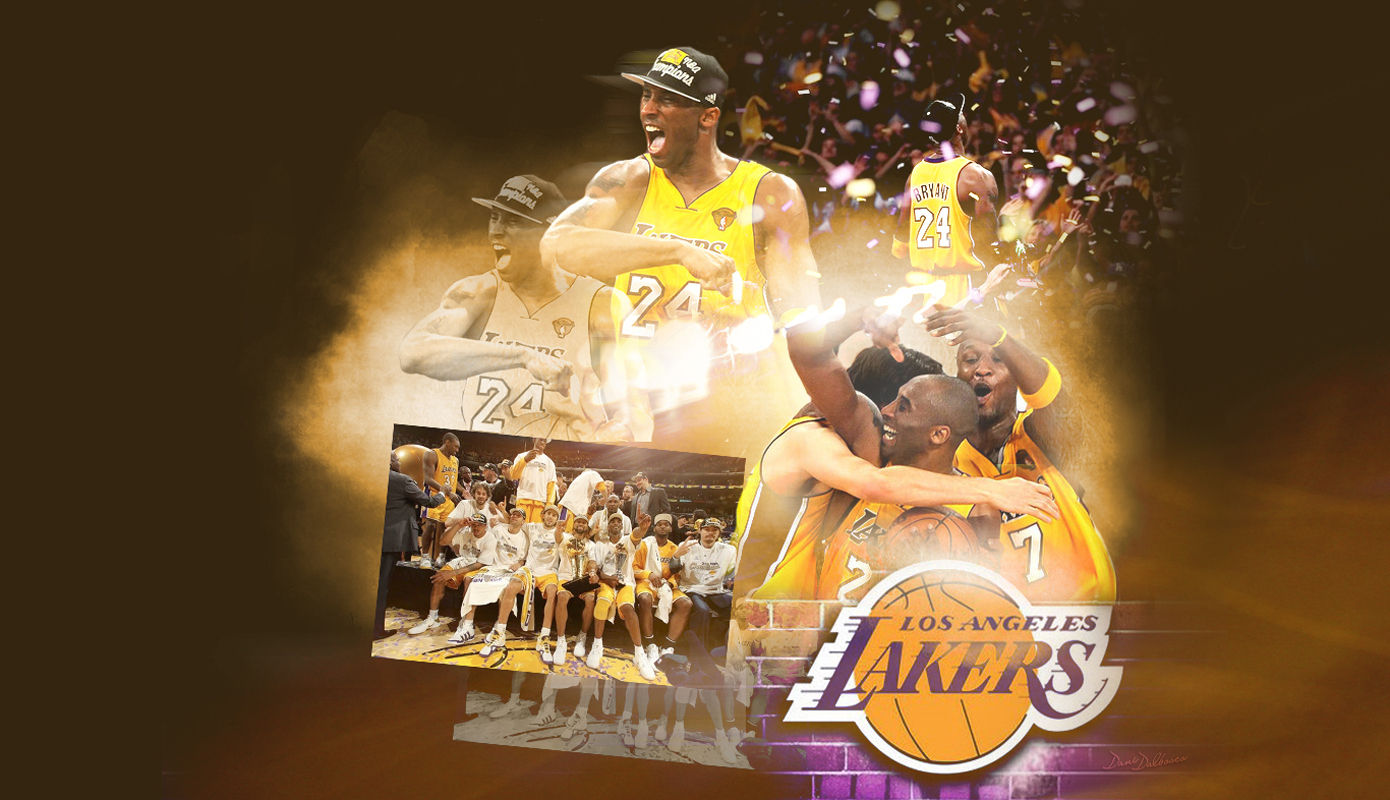 Lakers Wallpaper - Angeles Lakers , HD Wallpaper & Backgrounds