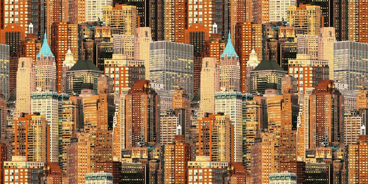 3d Pvc City View Wallpaper For Bedroom Background Wall - Building Black And White , HD Wallpaper & Backgrounds