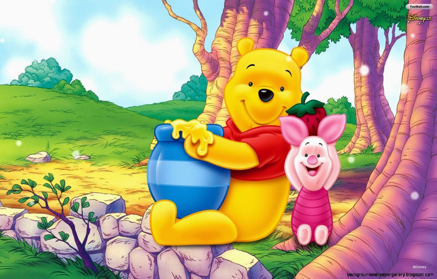 Winnie Pooh Wallpaper Free For Desktop Cartoons Images - High Resolution Winnie The Pooh , HD Wallpaper & Backgrounds