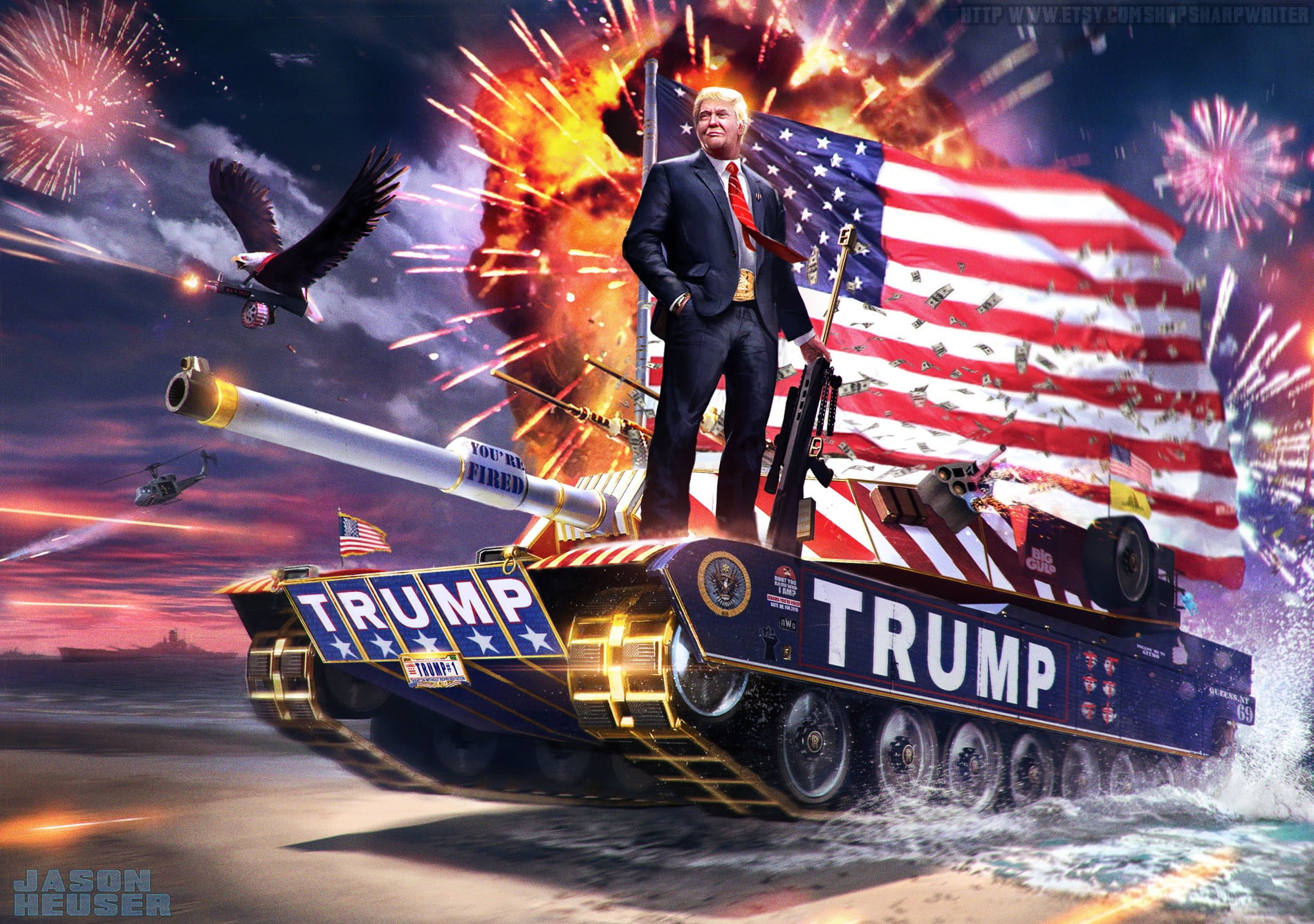 Donald Trump Patriotic , HD Wallpaper & Backgrounds
