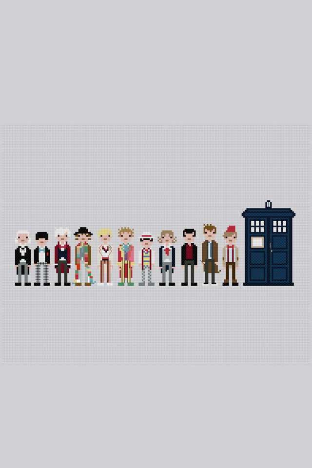 Doctor Who Tardis Wallpaper Tardis Doctor Who Iphone - Doctor Who Pixel Art Minecraft , HD Wallpaper & Backgrounds