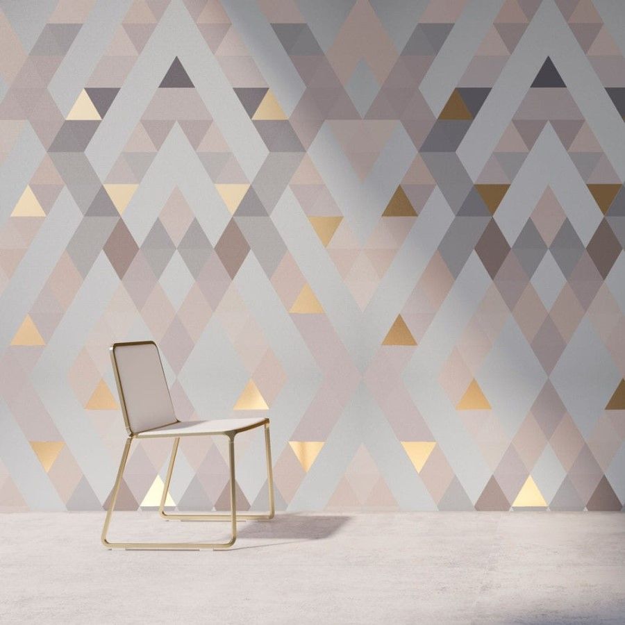 Geometric Wallpaper Bedroom Decor , HD Wallpaper & Backgrounds