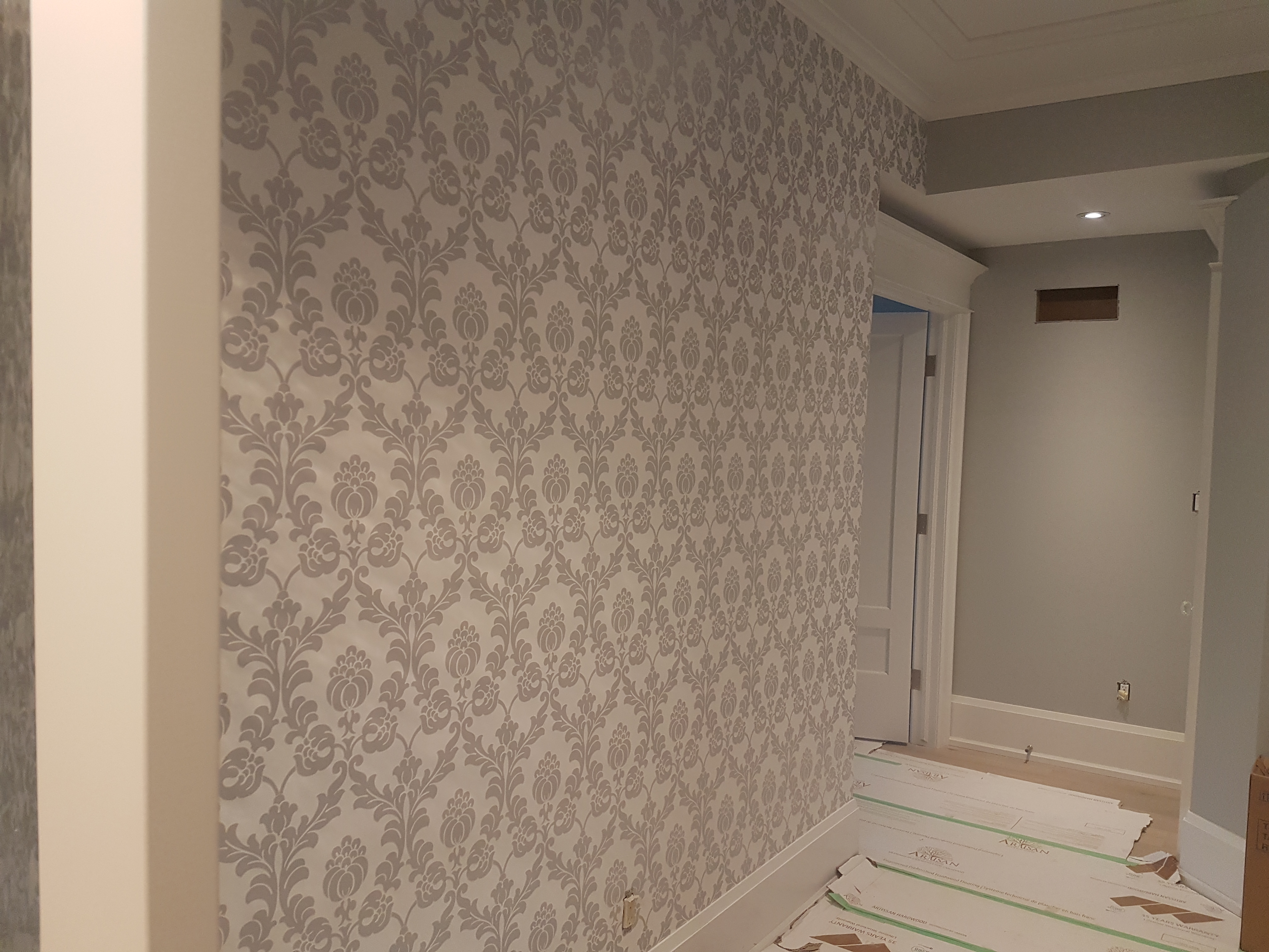 Wallpaper Accent Hallway - Wall , HD Wallpaper & Backgrounds