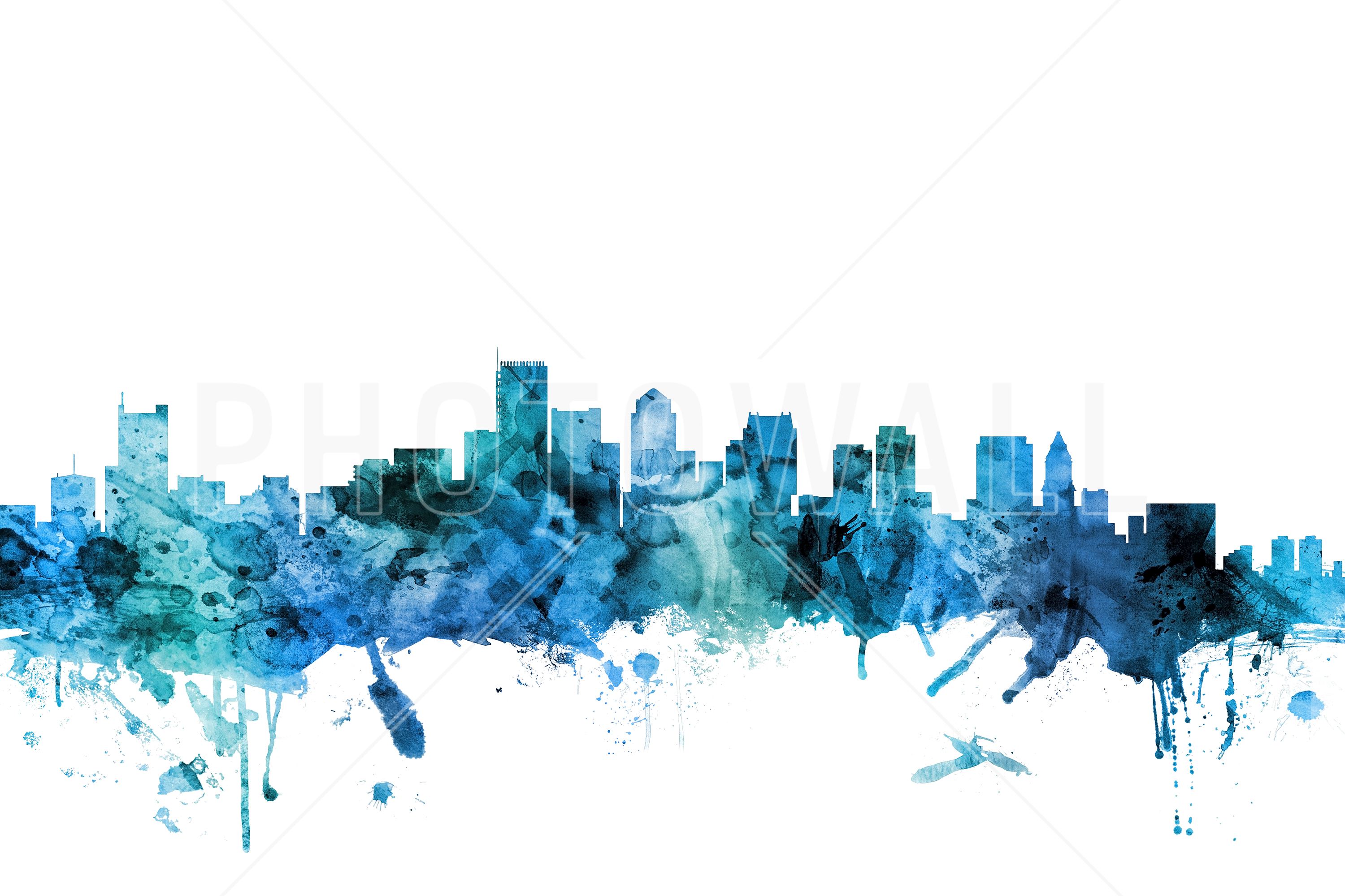 Boston Massachusetts Skyline - Boston Skyline , HD Wallpaper & Backgrounds