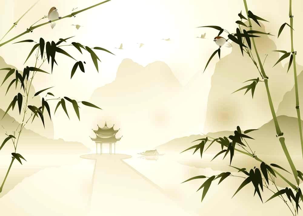Laura Ashley Duck Egg Wallpaper - Oriental Bamboo , HD Wallpaper & Backgrounds