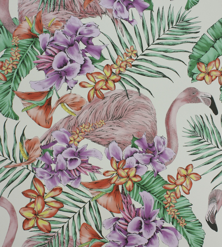 Papier Peint Matthew Williamson Flamingo Club , HD Wallpaper & Backgrounds