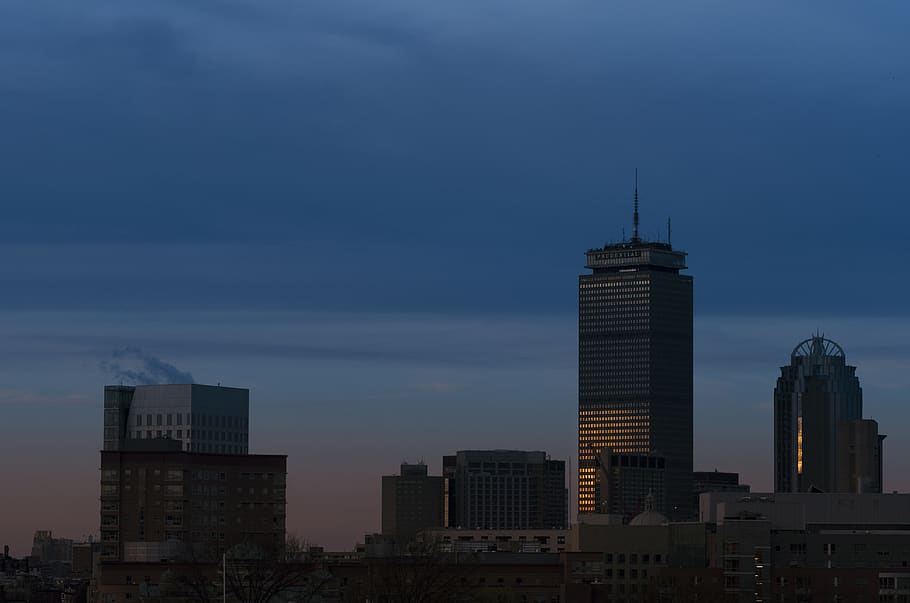 Boston, United States, Mission Hill, Sunset, Prudential, - Boston , HD Wallpaper & Backgrounds