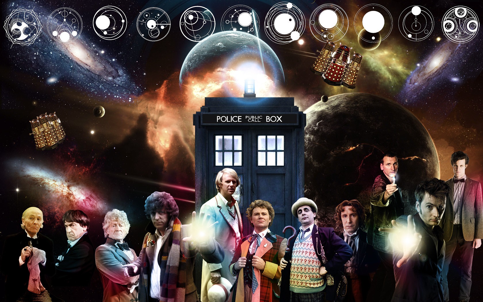 Doctor Who Collage Of Doctors , HD Wallpaper & Backgrounds