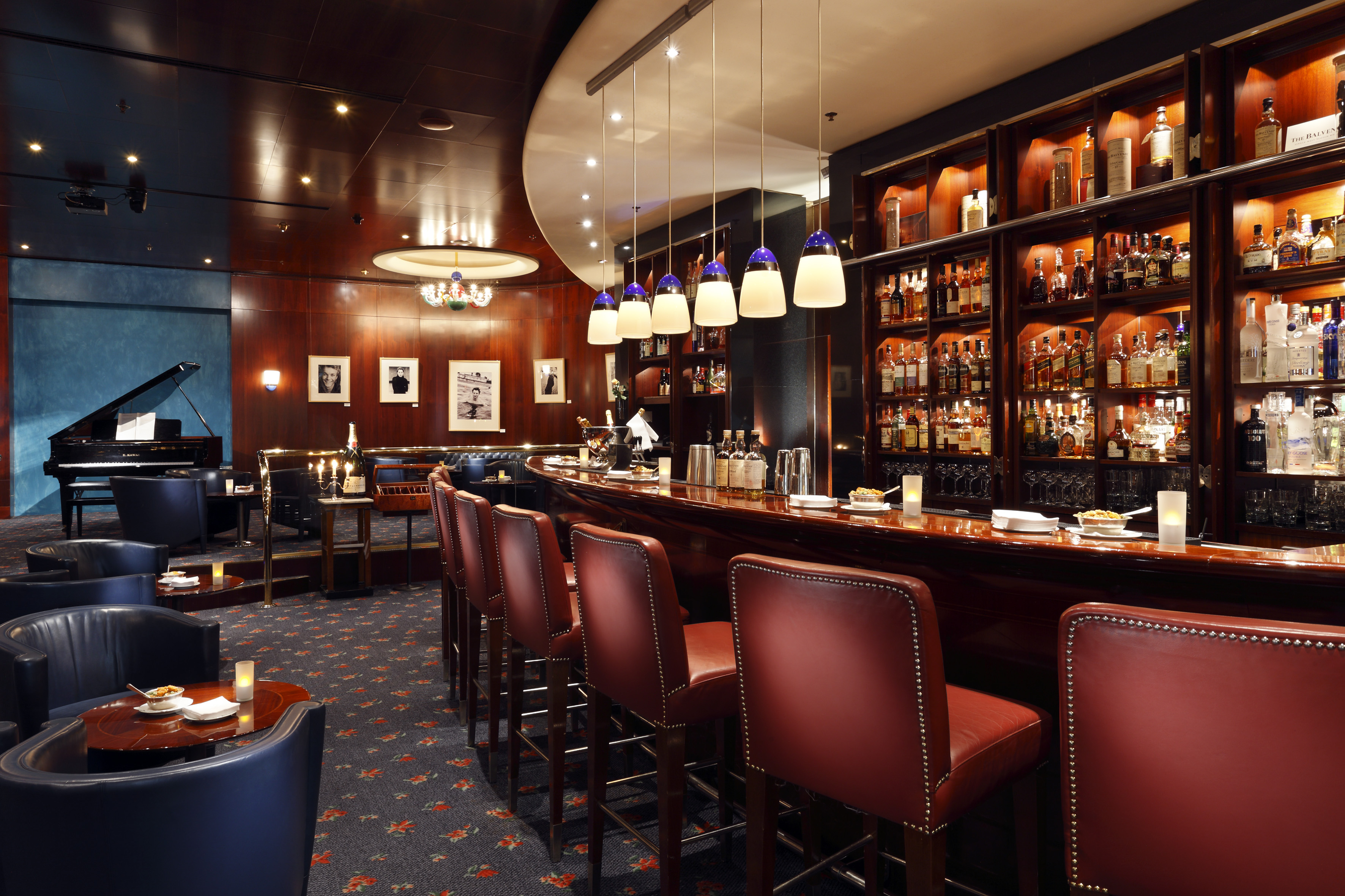 Fancy Lounge Bar With Piano Wallpaper - Hotel Bristol 5 Berlino , HD Wallpaper & Backgrounds