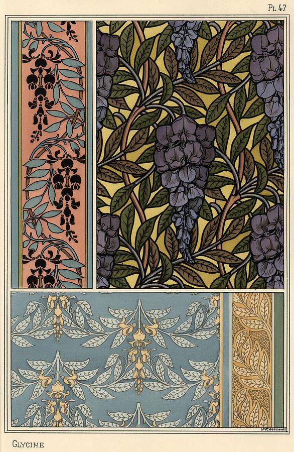 Art Nouveau Wallpaper - Art Nouveau Patterns , HD Wallpaper & Backgrounds