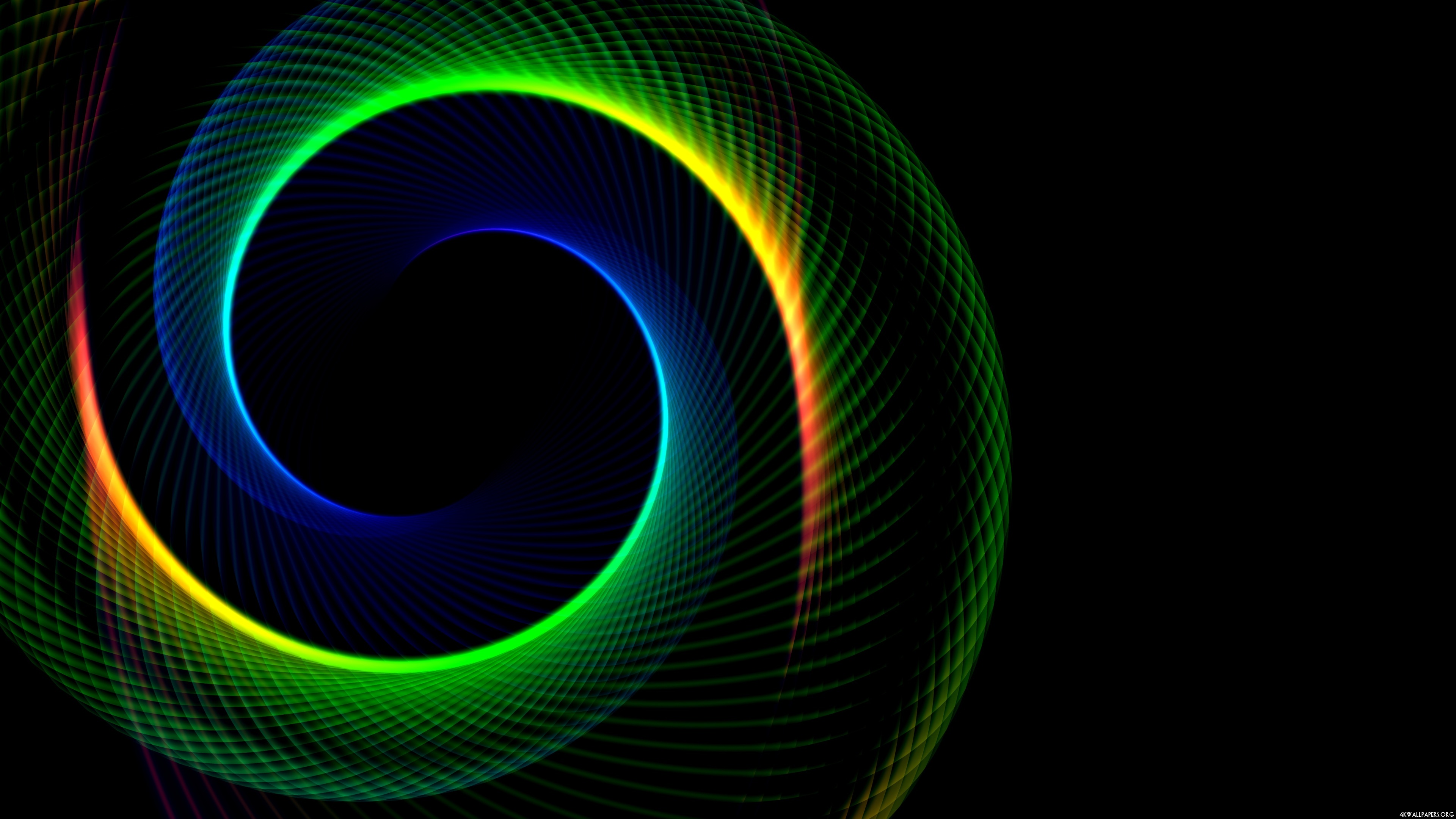 Colorful Circle Wallpaper - 4k Image Of Colorful , HD Wallpaper & Backgrounds