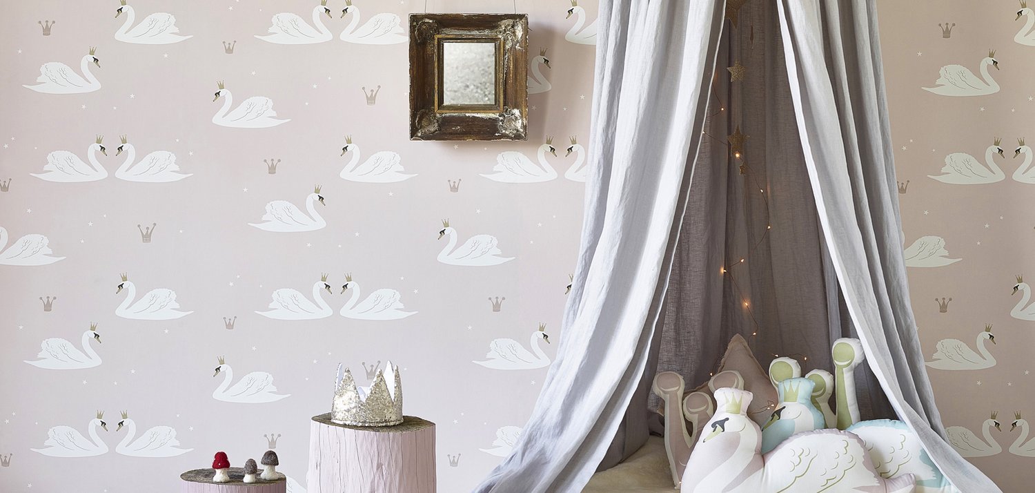 Swan Bedroom Children , HD Wallpaper & Backgrounds