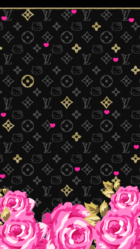 Black Pink And Gold , HD Wallpaper & Backgrounds