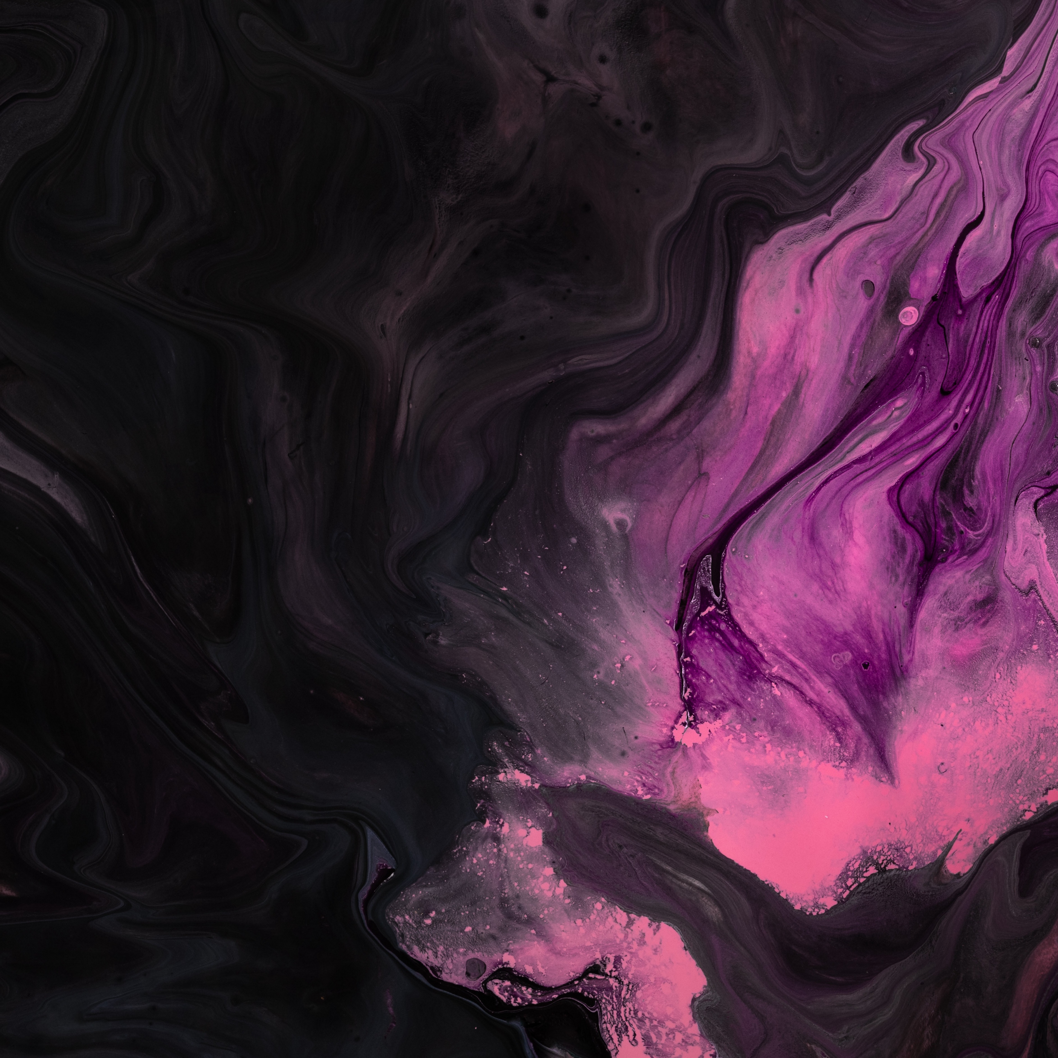 Wallpaper Paint, Stains, Pink, Black, Liquid - Pink And Black Laptop , HD Wallpaper & Backgrounds