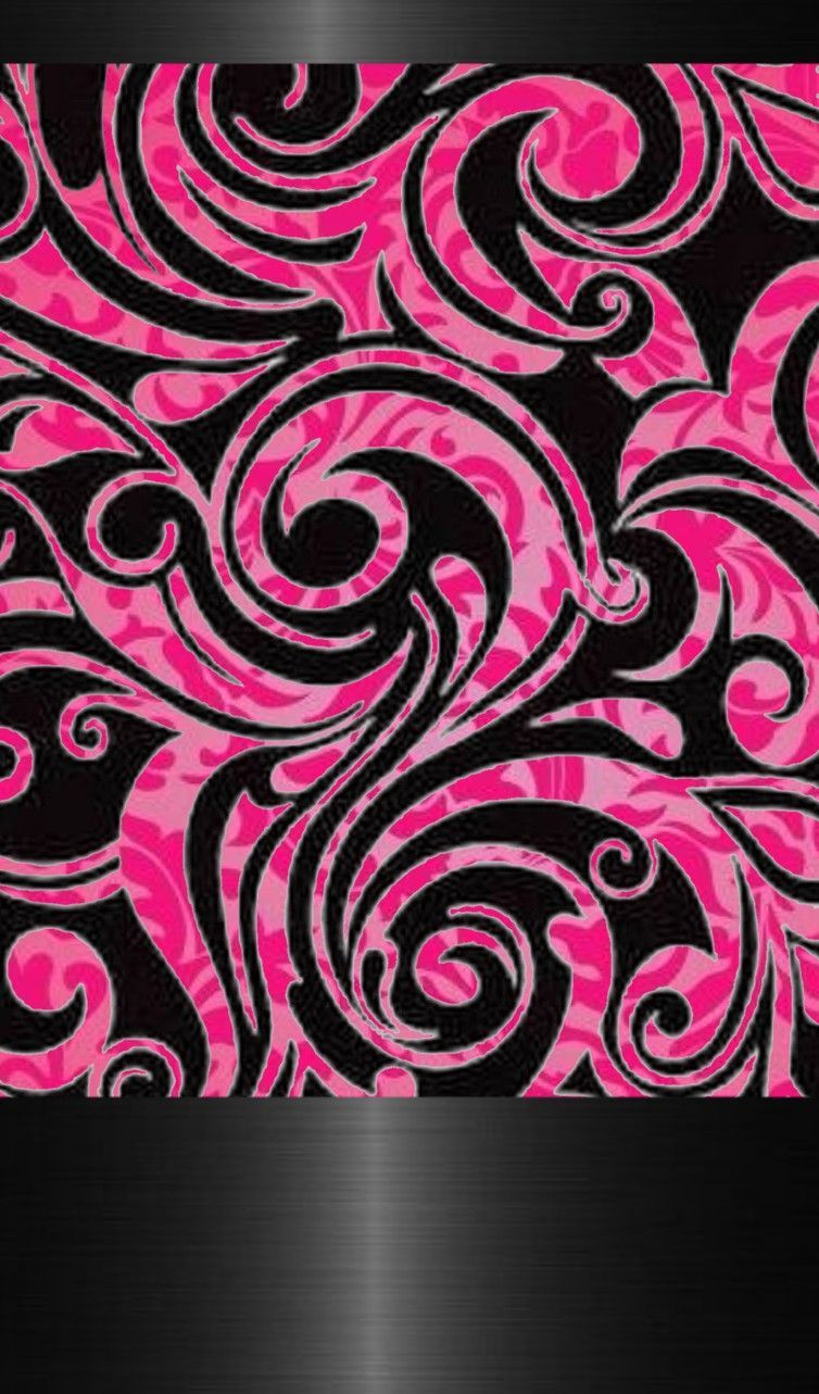 Pink And Black Wallpaper - Iphone Wallpaper Pink Black , HD Wallpaper & Backgrounds
