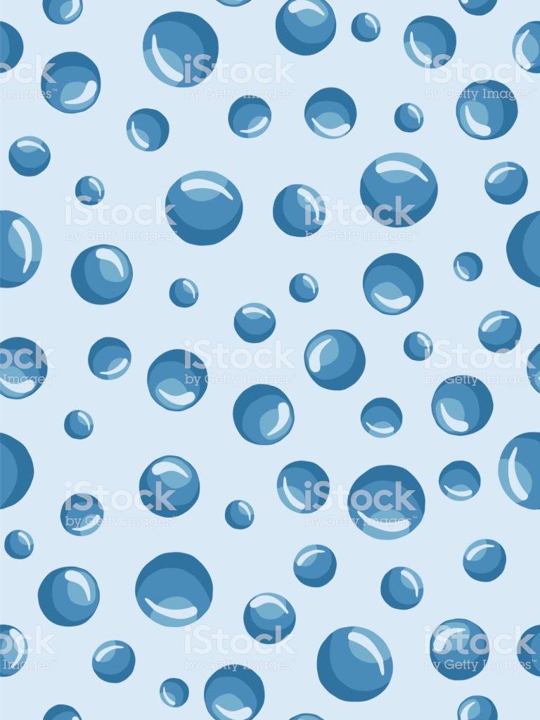 Water Bubbles Seamless Pattern Abstract Geometrical - Geometry , HD Wallpaper & Backgrounds