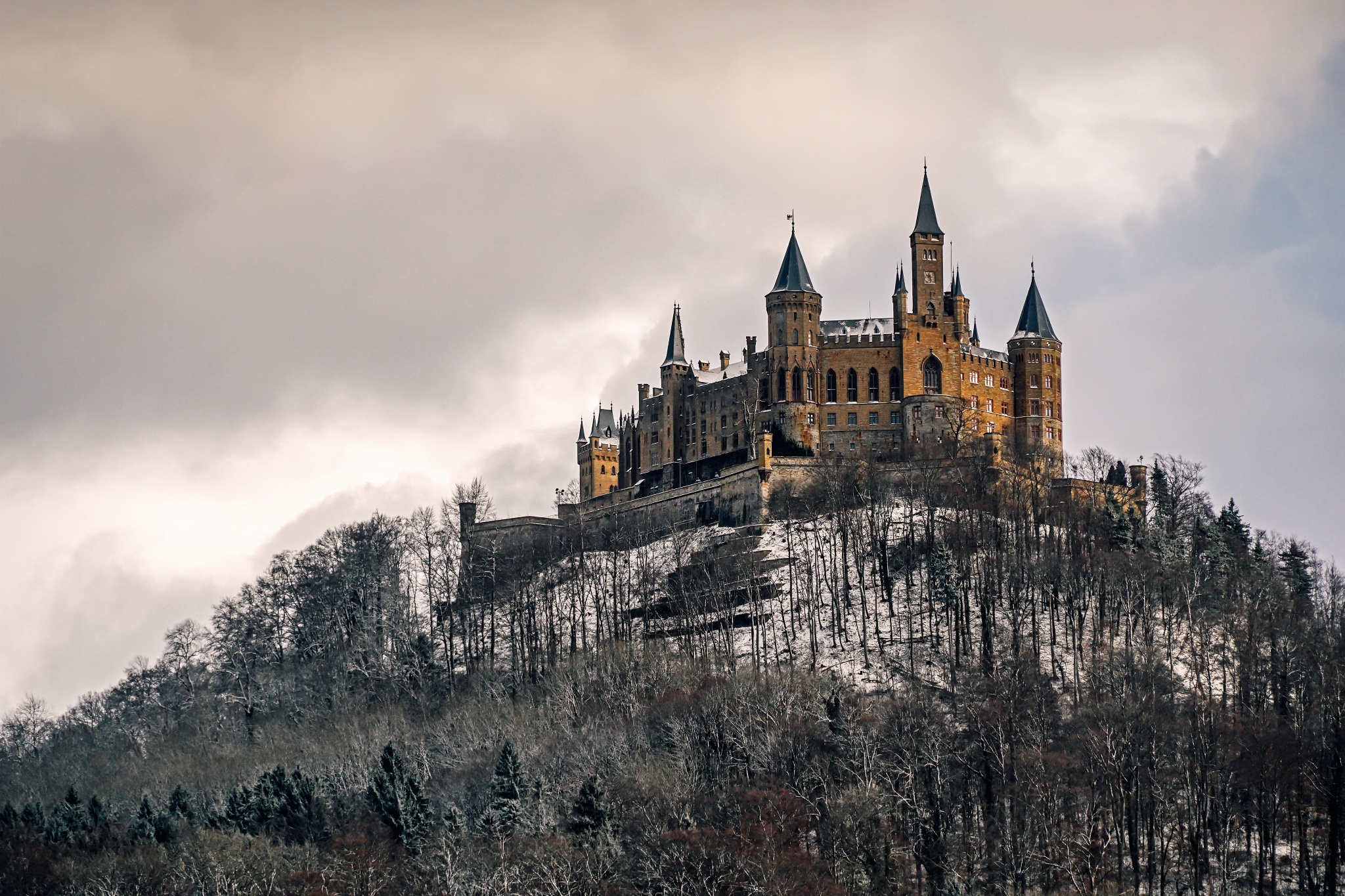 Building Castle Germany Hohenzollern Castle Wallpaper - Hohenzollern Castle , HD Wallpaper & Backgrounds