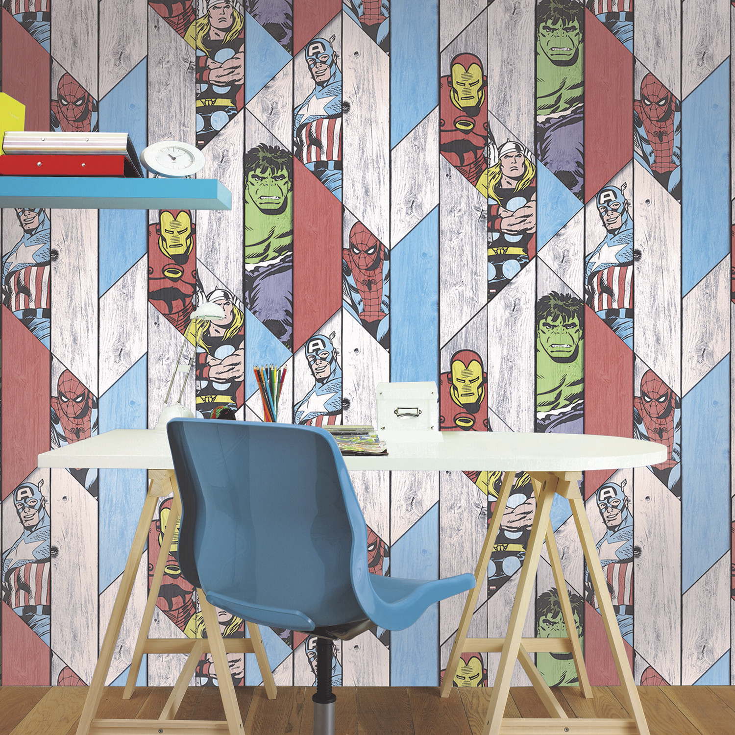 Marvel Wood Panel , HD Wallpaper & Backgrounds