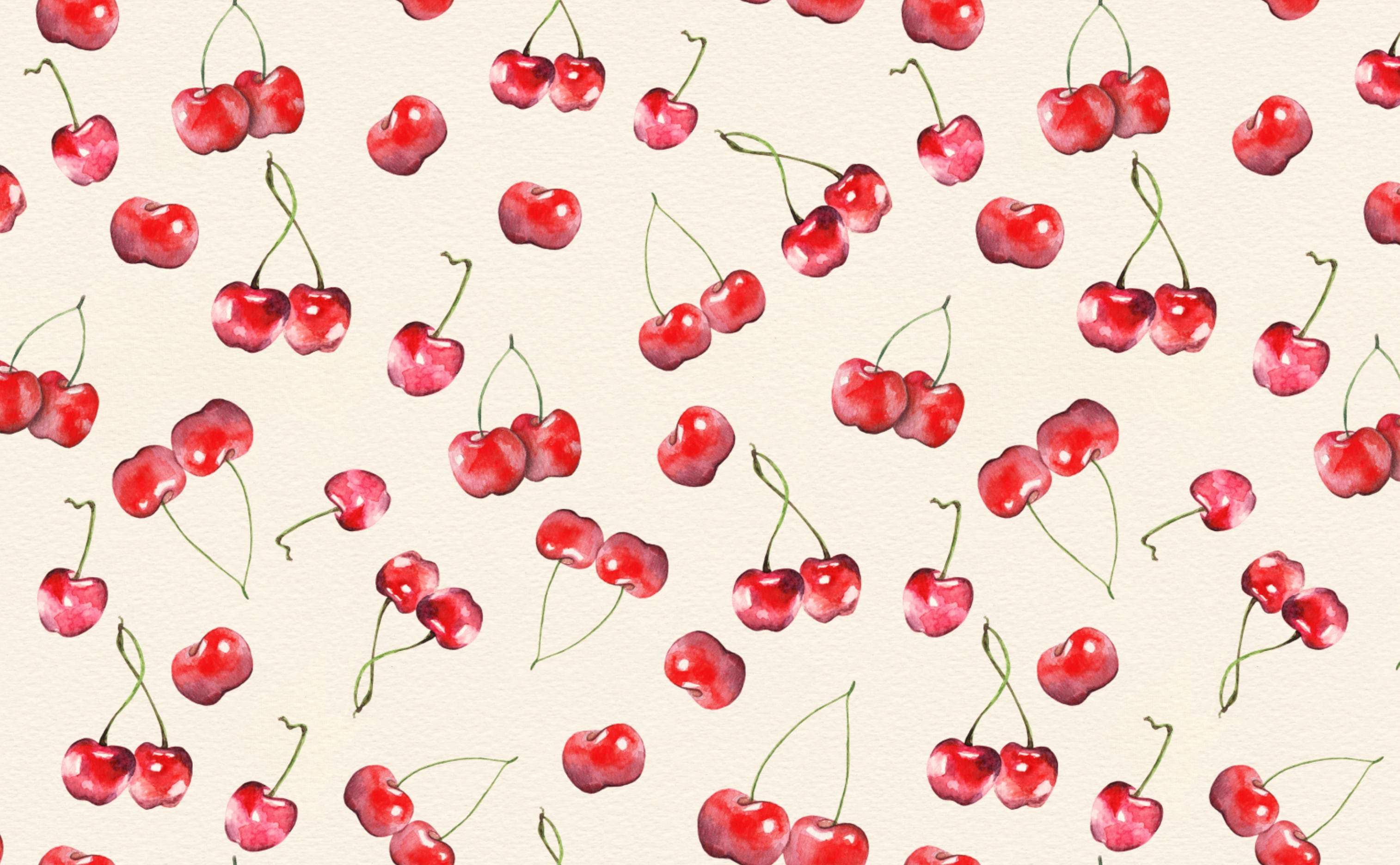 Cherry Pattern , HD Wallpaper & Backgrounds