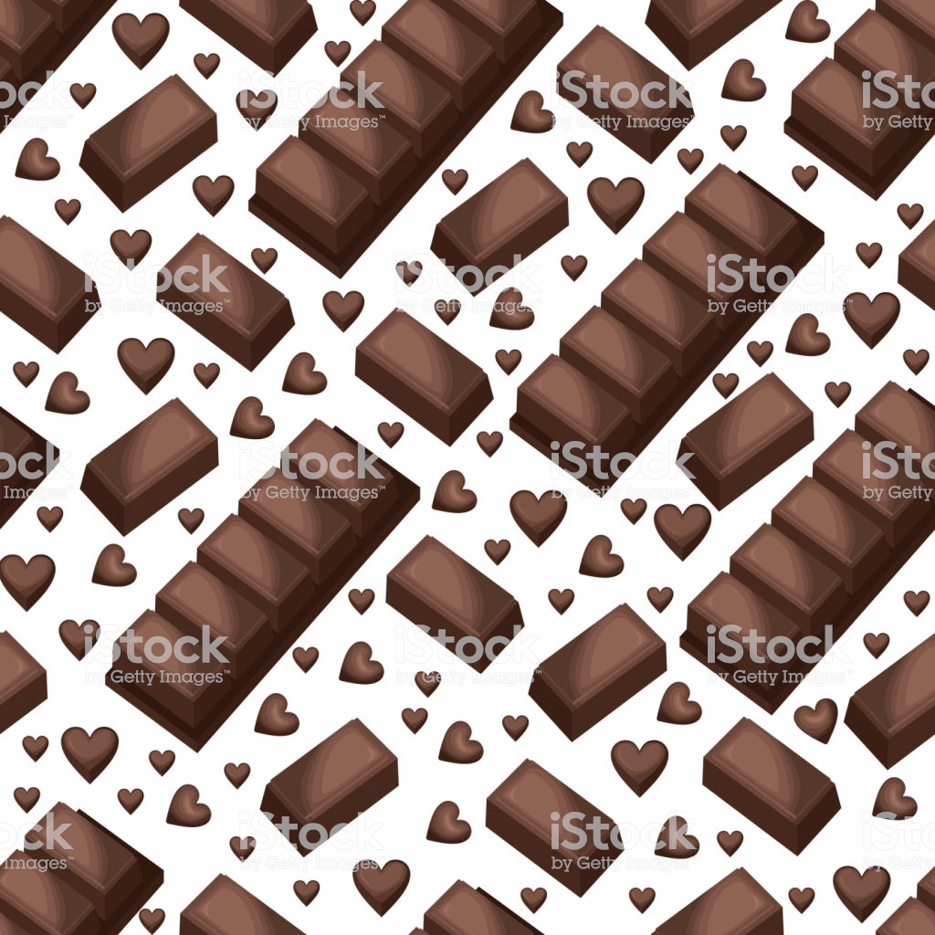 Sweet Snack Seamless Pattern Chocolate Bar Block Wallpaper - Chocolate Bar , HD Wallpaper & Backgrounds