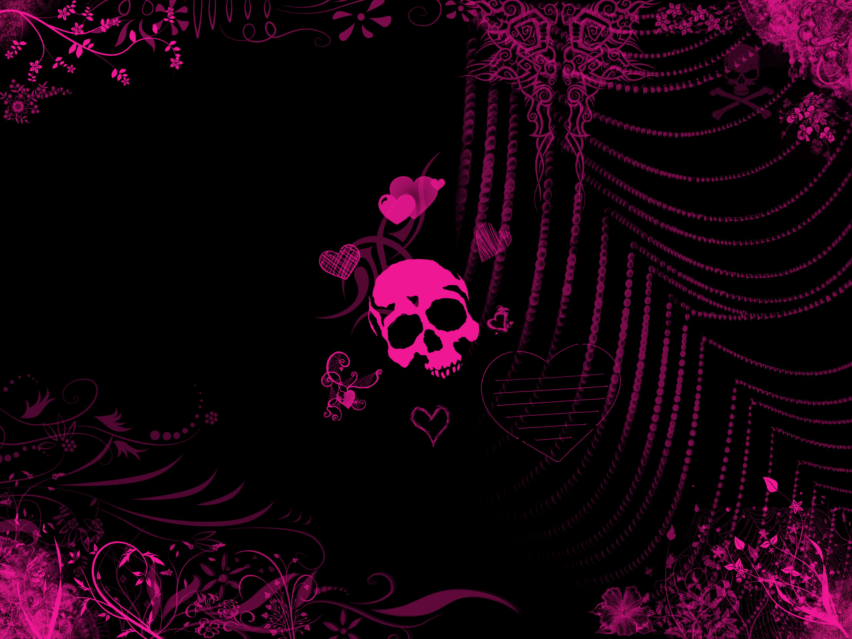 2800x2100, Pink And Black Wallpaper Backgrounds 2 High , HD Wallpaper & Backgrounds