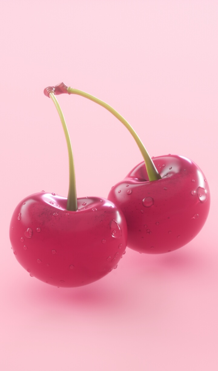 3d Fruit Wallpapers - Aesthetic Pictures Of Cherries , HD Wallpaper & Backgrounds
