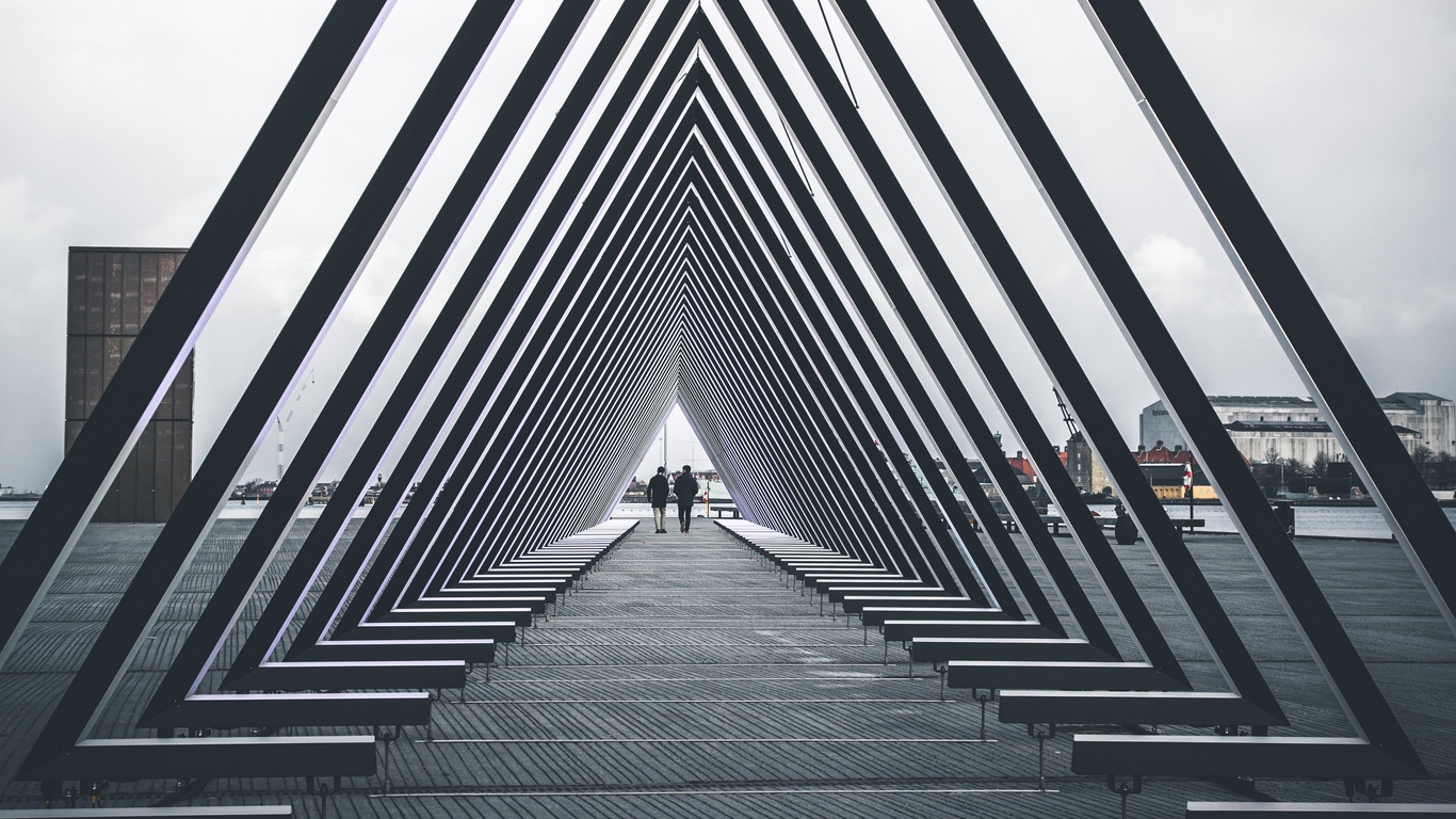 Wallpaper Architecture, Triangle, Structure, People, - Periphery Iv Hail Stan , HD Wallpaper & Backgrounds