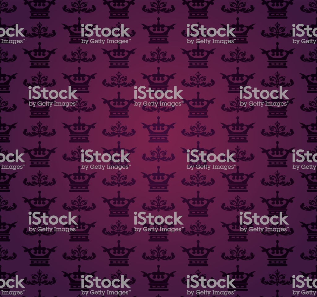 Dark Purple Wallpaper Background Pattern In Royal Style - Coeur Patte , HD Wallpaper & Backgrounds