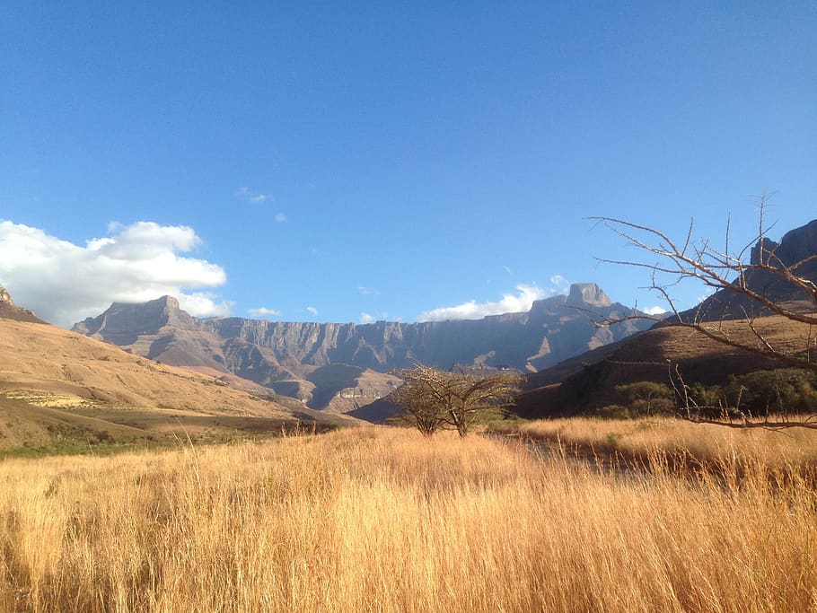 Drakensberg, Amphitheater, Mountains, Landscape, South - Amphitheatre , HD Wallpaper & Backgrounds