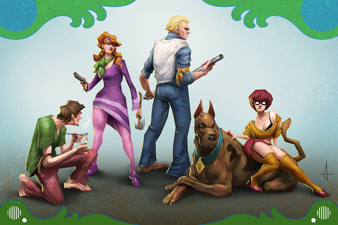 Scooby Doo Wallpapers - Realistic Scooby Doo Drawing , HD Wallpaper & Backgrounds