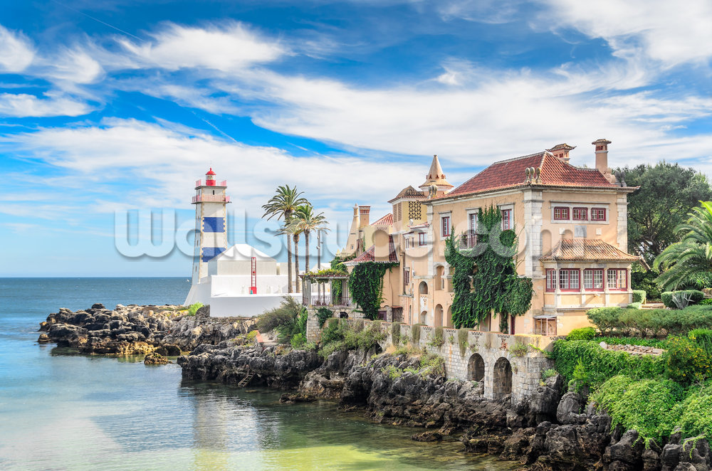 Cove And Lighthouse Wall Mural - Lighthouse Museum Of Santa Marta , HD Wallpaper & Backgrounds