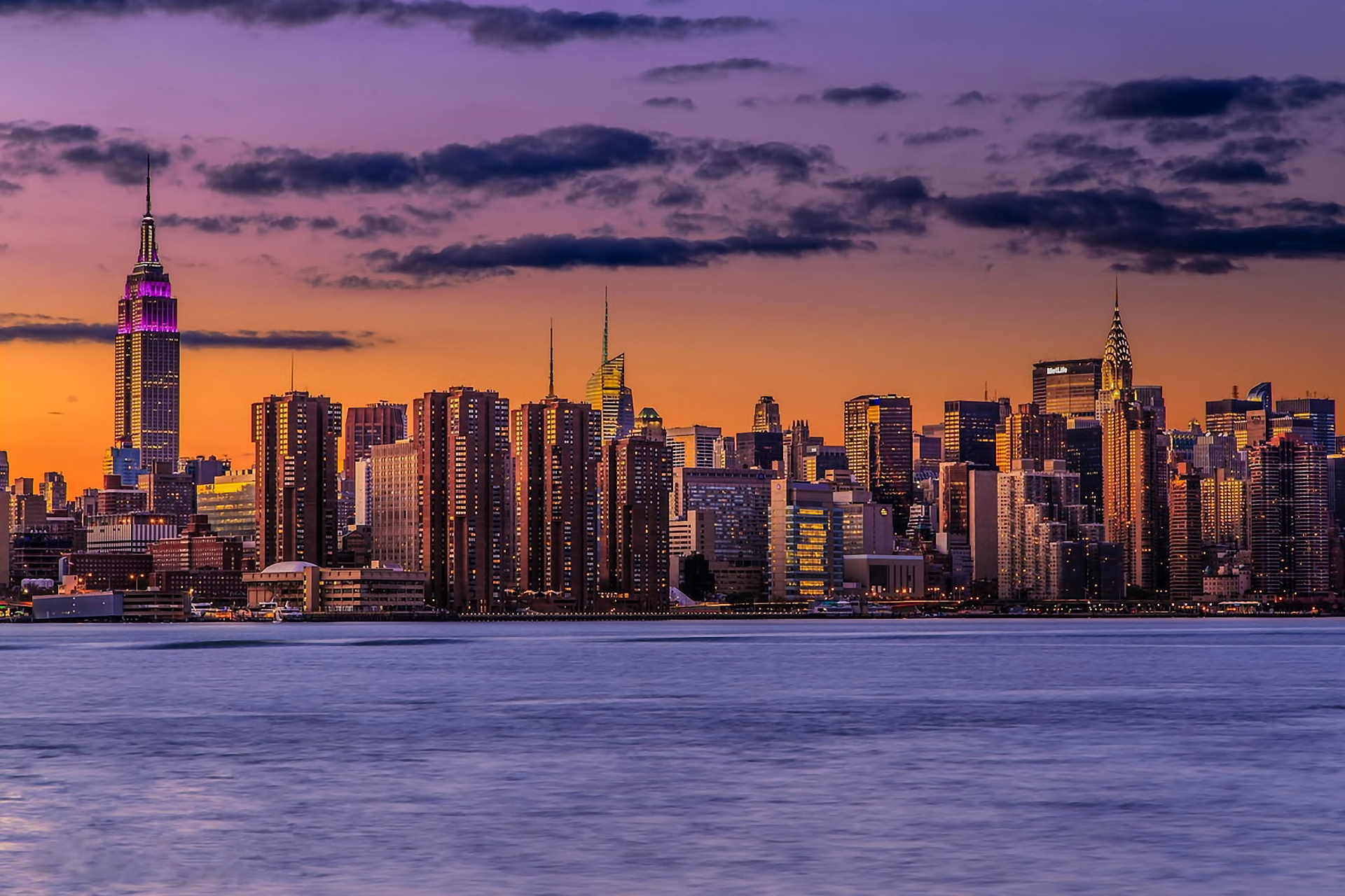 Manhattan Sunset - East River State Park , HD Wallpaper & Backgrounds