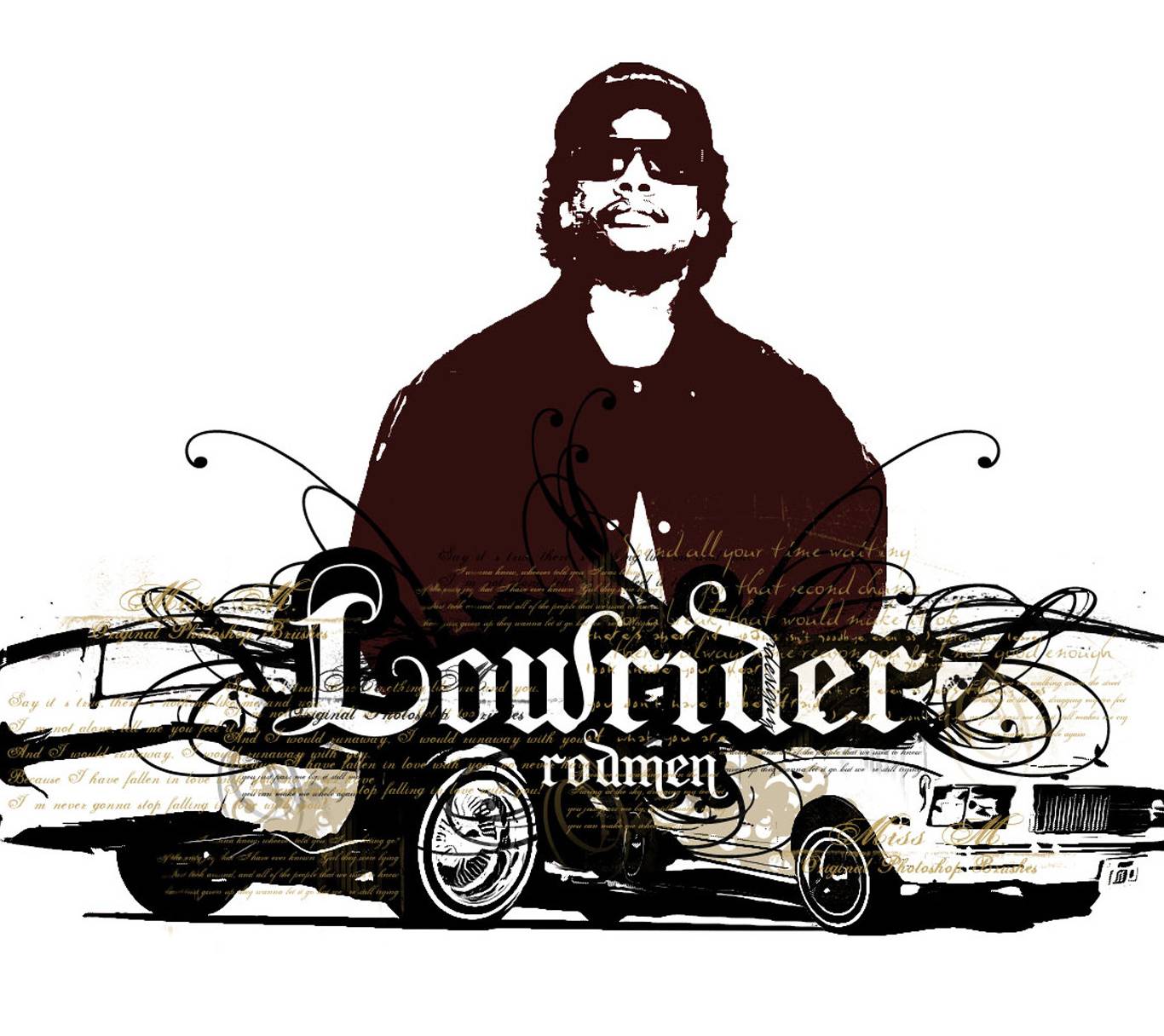 Lowrider Arte Wallpaper - Lowrider Cars Eazy E (#2896563) - HD Wallpaper \u0026  Backgrounds Download, image size:1366x1216