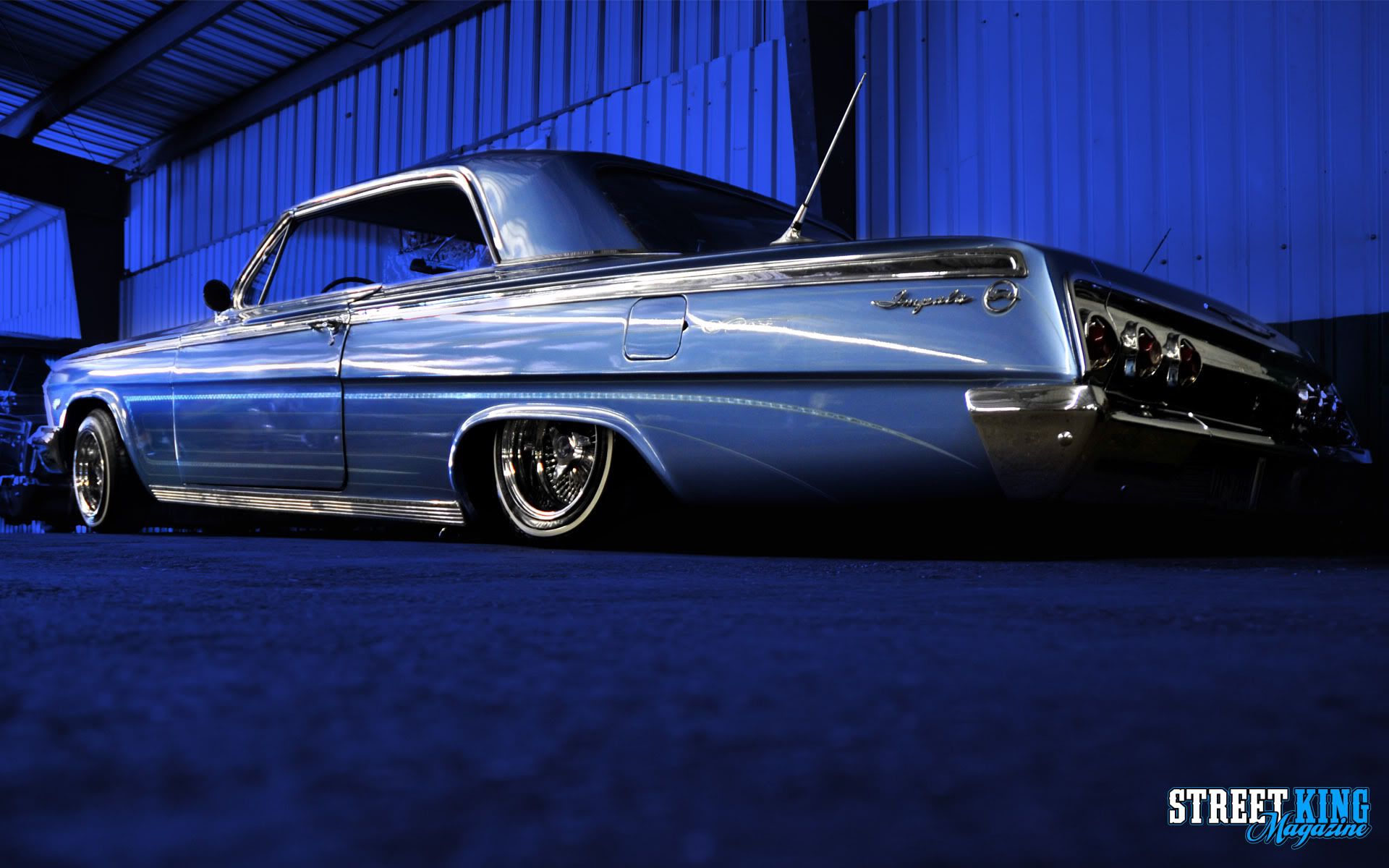 Blue 62 Impala Lowrider , HD Wallpaper & Backgrounds