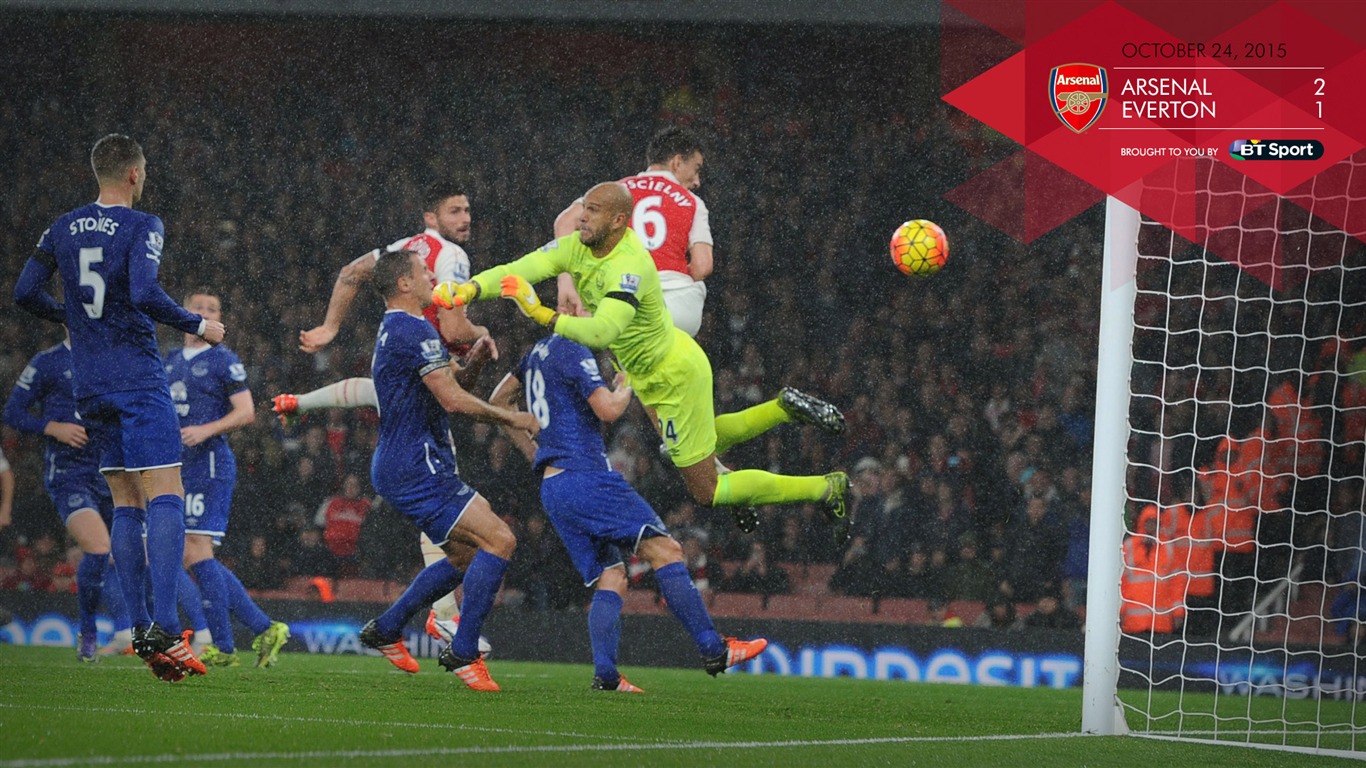Arsenal 2 1 Everton Football Wallpaper2015 - Kick Up A Soccer Ball , HD Wallpaper & Backgrounds