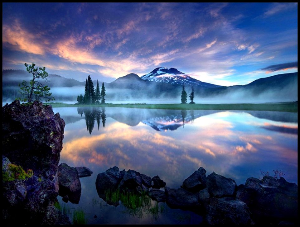 Peaceful Tranquility Wallpaper Gallery - Psalm 96 5 Jehovah , HD Wallpaper & Backgrounds