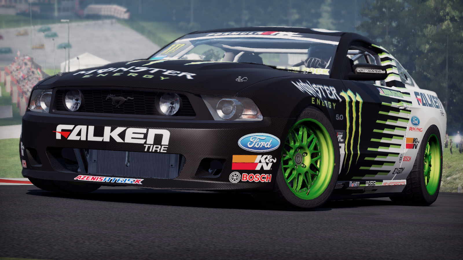 Ford Mustang Monster Energy Wallpaper - Need For Speed ™ Shift , HD Wallpaper & Backgrounds