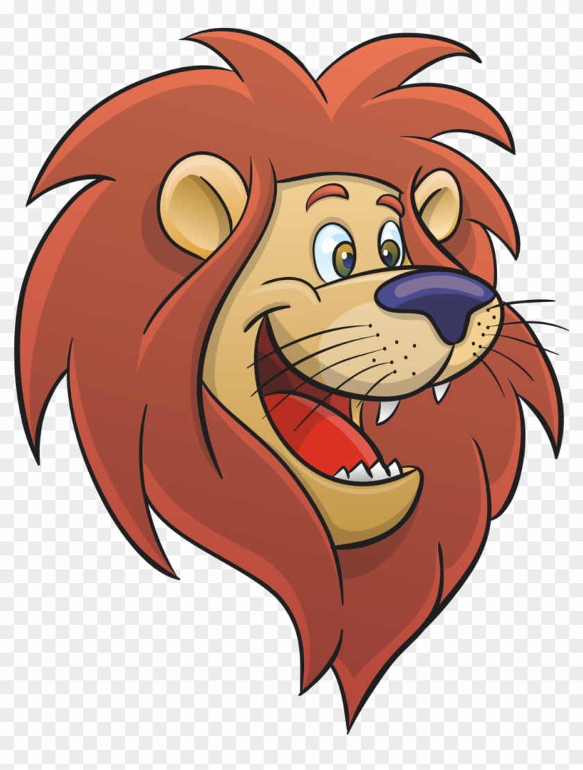 Lion Cartoon Face - Cartoon Lion Face Drawing , HD Wallpaper & Backgrounds