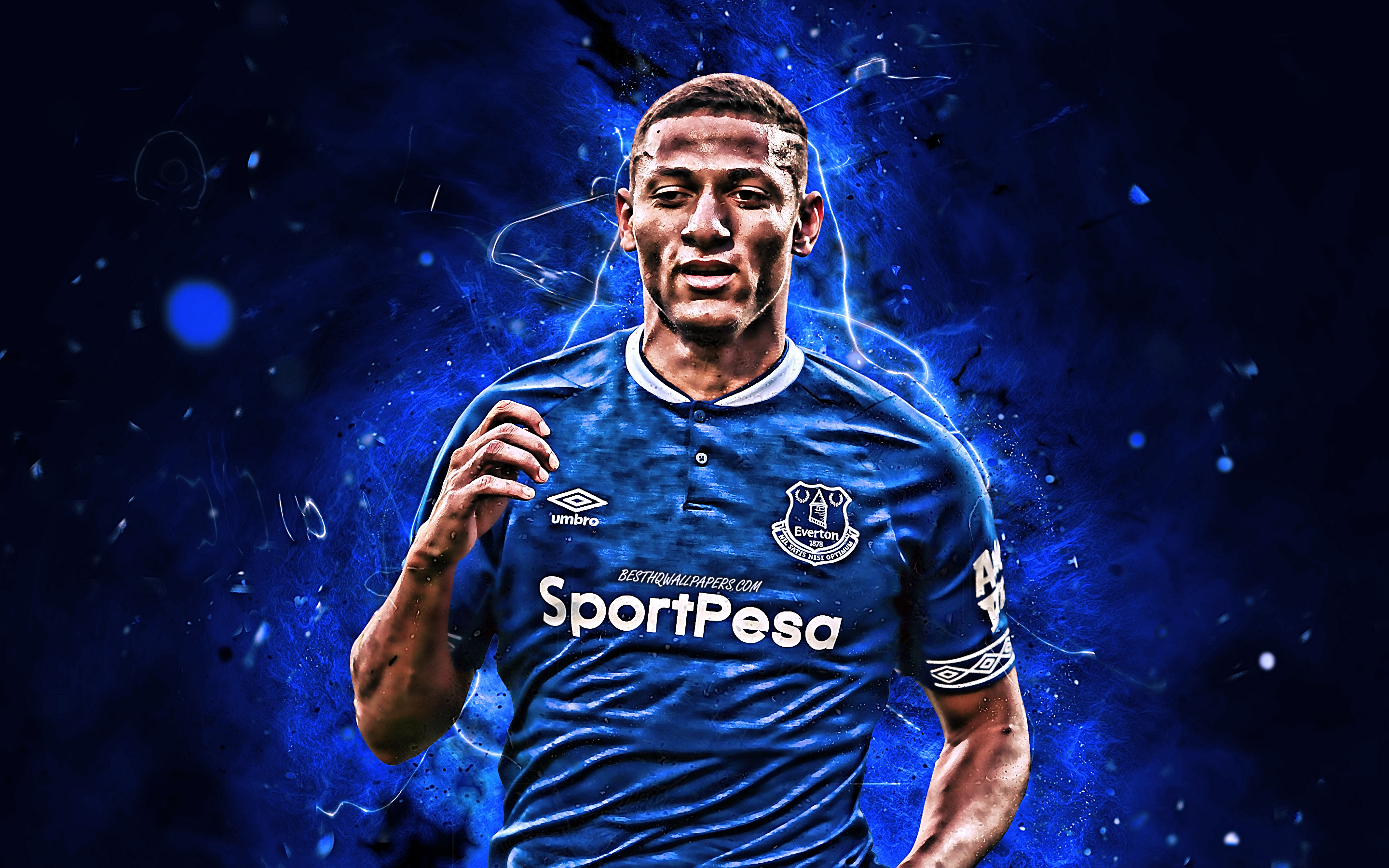 Richarlison, Close-up, Everton Fc, Brazilian Footballers, - Soccer Player , HD Wallpaper & Backgrounds