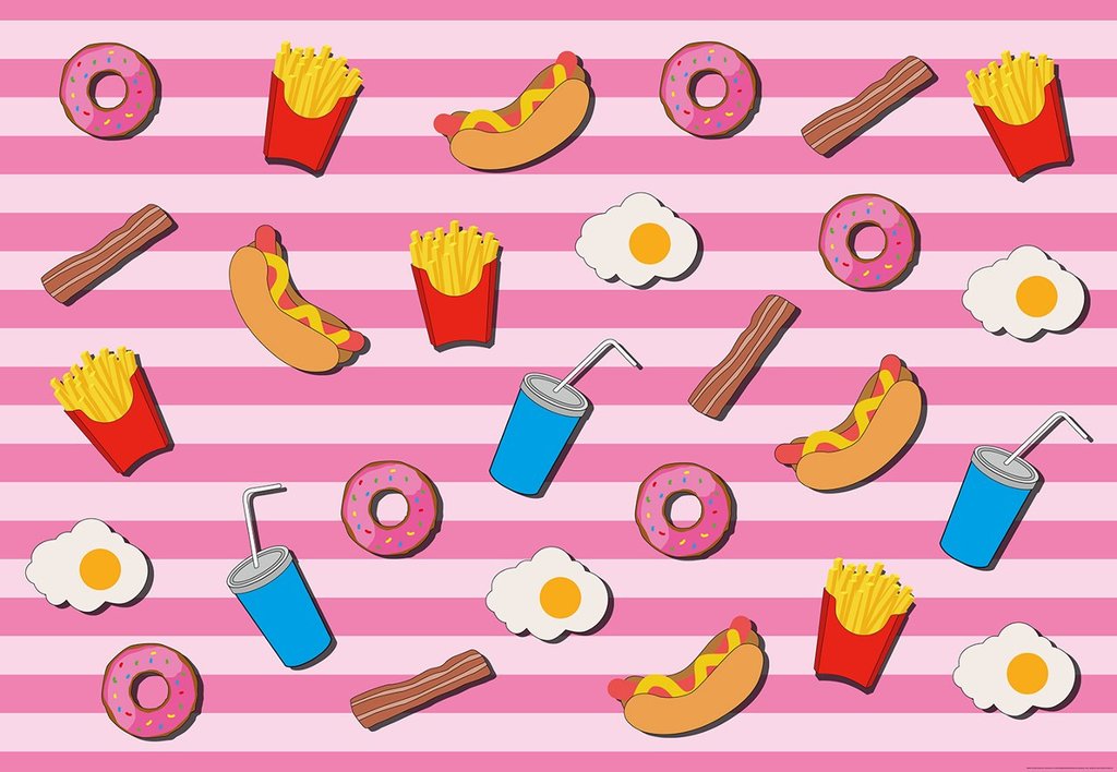 Retro Pop Kitchen - Food Pop Art , HD Wallpaper & Backgrounds