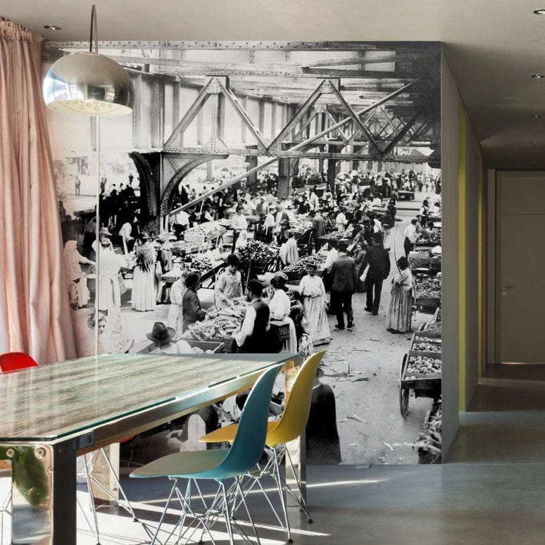 Contemporary Wallpaper 
 Srcset Https - Living Room , HD Wallpaper & Backgrounds