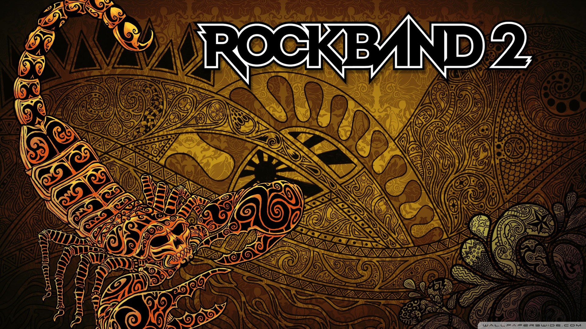 Classic Rock Wallpaper - Rock Band 2 Art , HD Wallpaper & Backgrounds