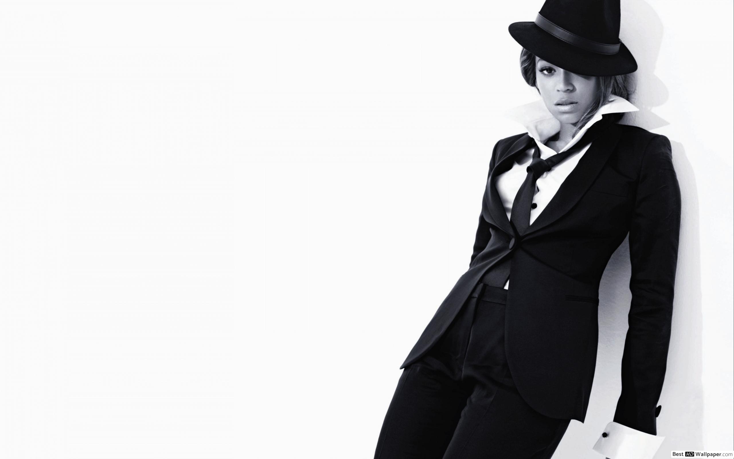 Beyonce In A Suit And Hat , HD Wallpaper & Backgrounds
