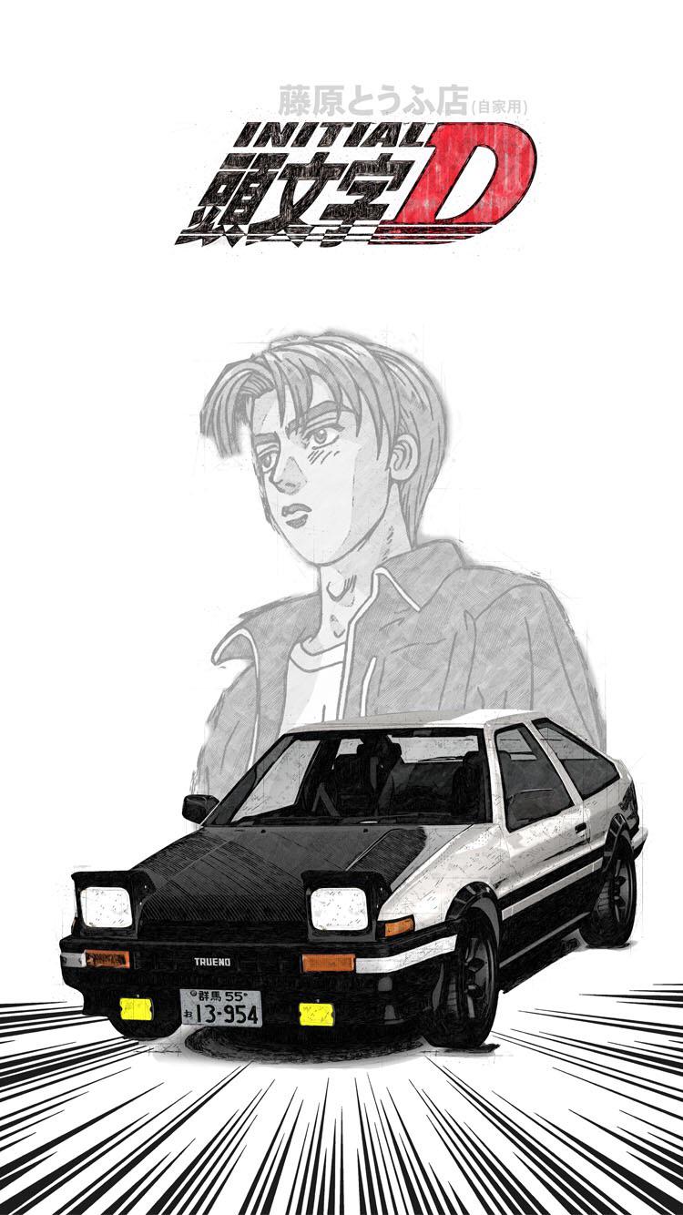 Initial D Wallpaper - Initial D Wallpaper Iphone , HD Wallpaper & Backgrounds