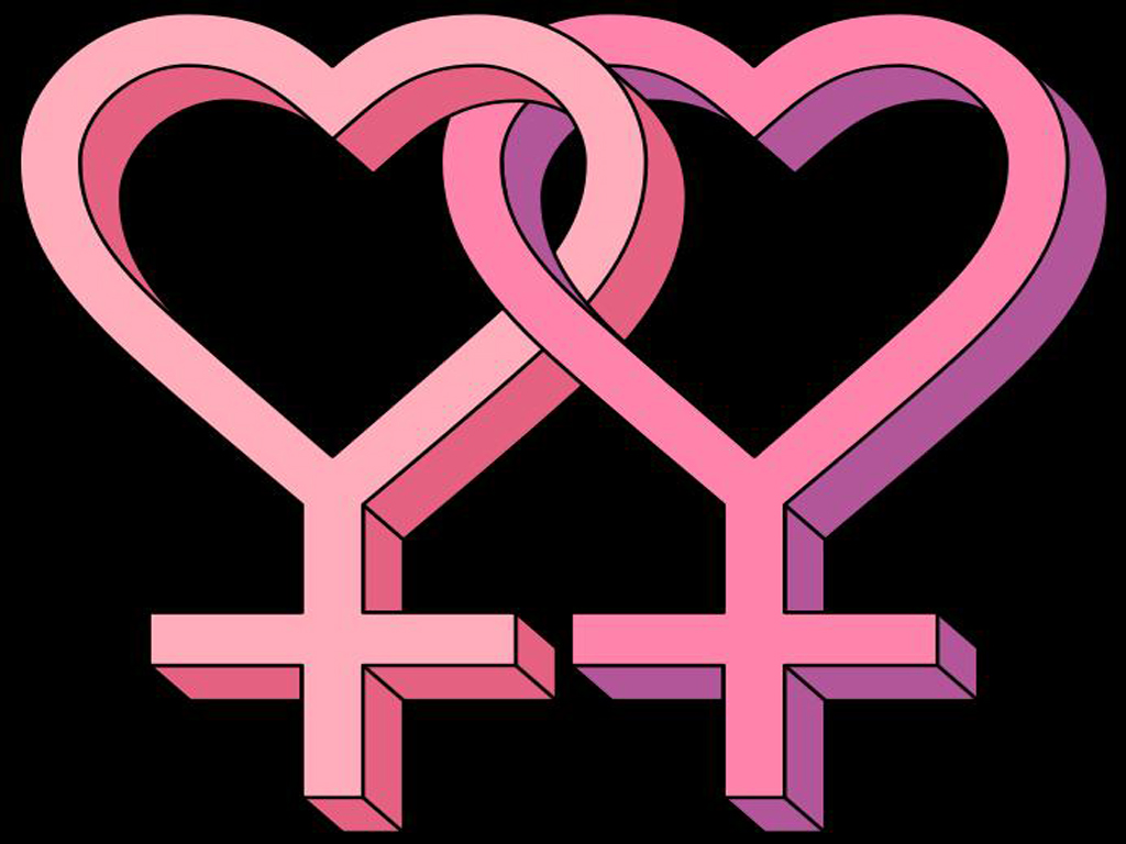 Lesbian Symbol Hot Girls Wallpaper - Cute Lesbian Symbol , HD Wallpaper & Backgrounds