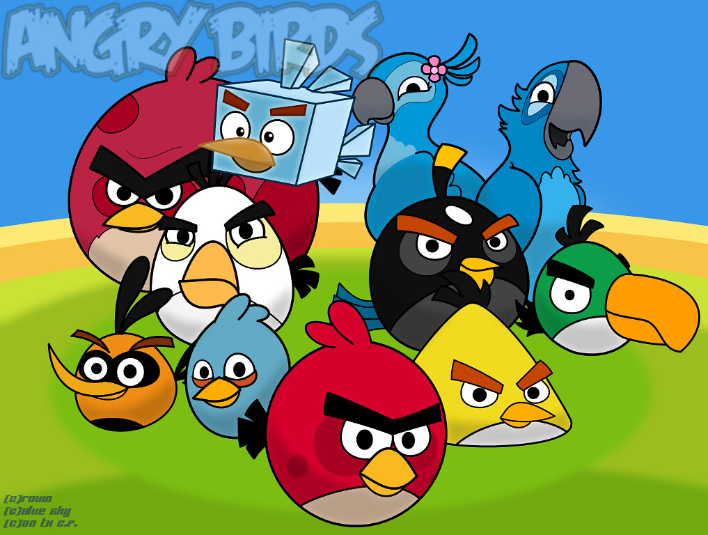 Angry Birds Wallpaper , HD Wallpaper & Backgrounds