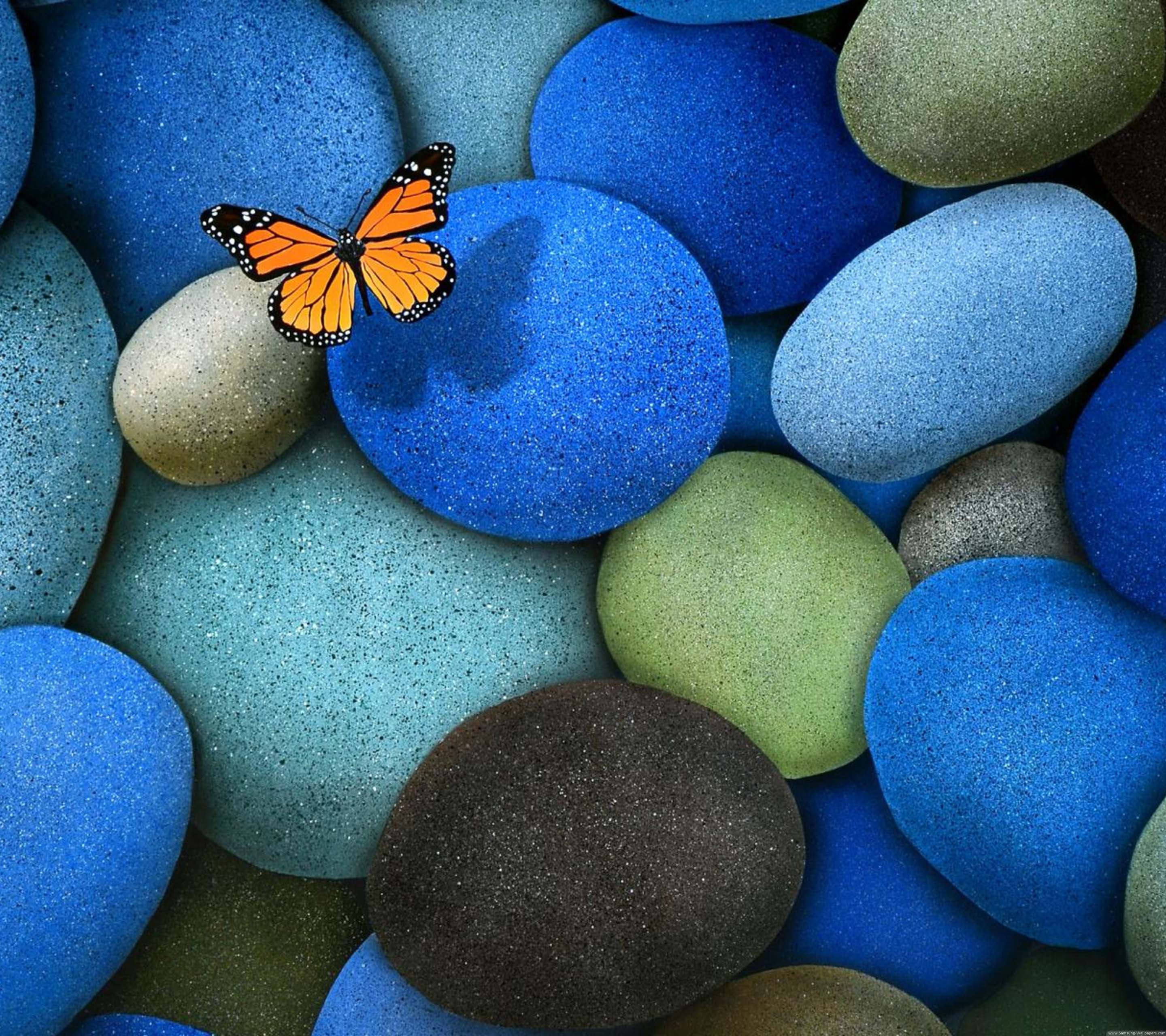 Rocks Butterfly Stock Samsung Galaxy S7 Edge Wallpaper - Samsung Galaxy S7 Edge Wallpaper Download , HD Wallpaper & Backgrounds