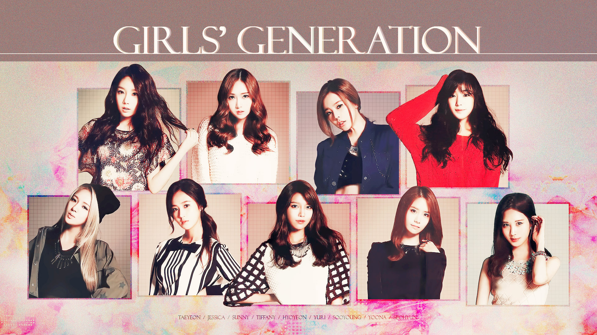 Snsd Wallpaper - Girls Generation Members 2018 , HD Wallpaper & Backgrounds